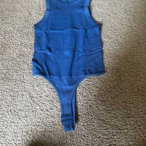 Blue bodysuit